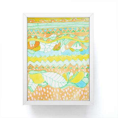 CayenaBlanca Light Tribal Framed Mini Art Print