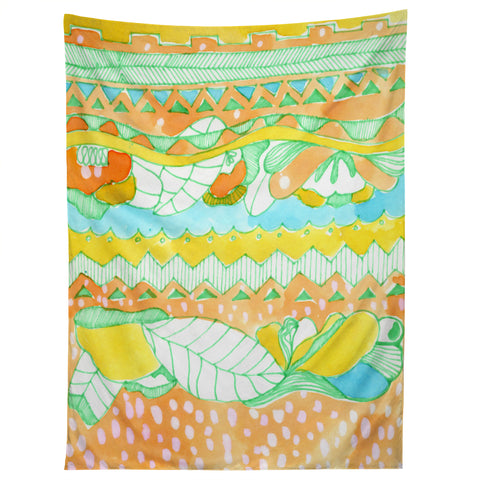 CayenaBlanca Light Tribal Tapestry