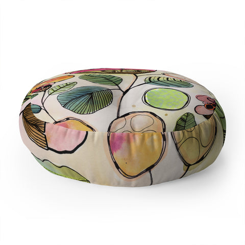 CayenaBlanca Magic Bubbles Floor Pillow Round