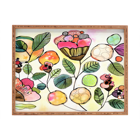 CayenaBlanca Magic Bubbles Rectangular Tray