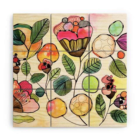 CayenaBlanca Magic Bubbles Wood Wall Mural