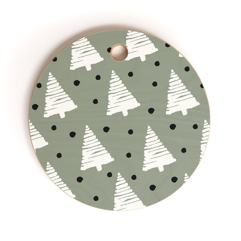 CayenaBlanca Magic Christmas Cutting Board Round