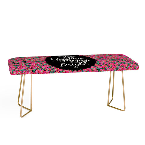 CayenaBlanca May your Christmas be Merry and Bright Bench