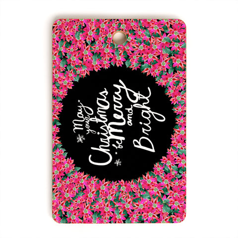 CayenaBlanca May your Christmas be Merry and Bright Cutting Board Rectangle