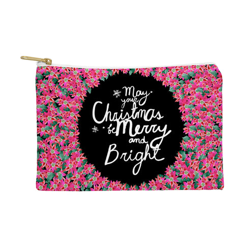 CayenaBlanca May your Christmas be Merry and Bright Pouch
