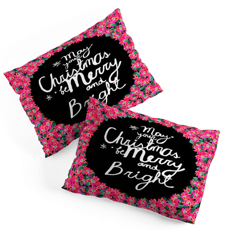 CayenaBlanca May your Christmas be Merry and Bright Pillow Shams