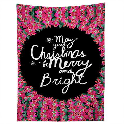 CayenaBlanca May your Christmas be Merry and Bright Tapestry