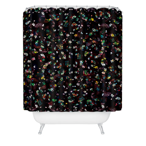 CayenaBlanca Midnight Shower Curtain