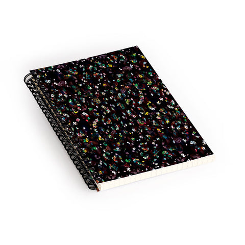 CayenaBlanca Midnight Spiral Notebook