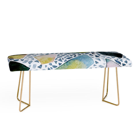 CayenaBlanca Mineral canvas Bench