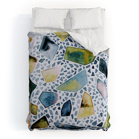CayenaBlanca Mineral canvas Duvet Cover