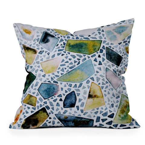 CayenaBlanca Mineral canvas Throw Pillow