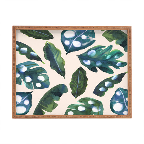 CayenaBlanca Minimal Jungle Rectangular Tray