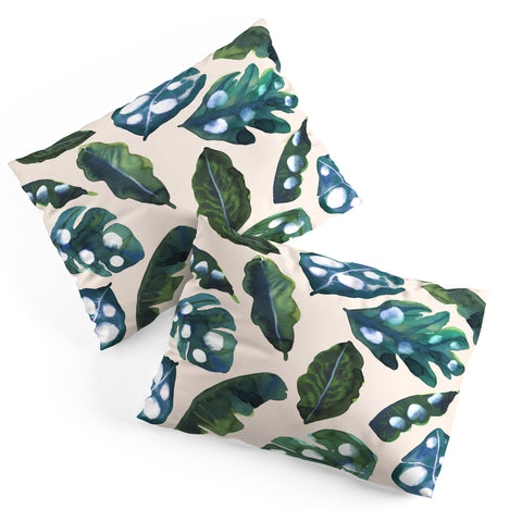 CayenaBlanca Minimal Jungle Pillow Shams