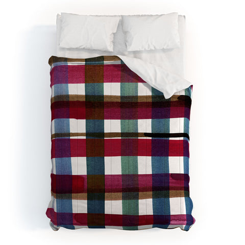CayenaBlanca Modern Christmas Plaids Comforter