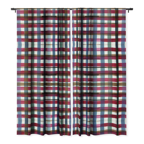 CayenaBlanca Modern Christmas Plaids Blackout Non Repeat