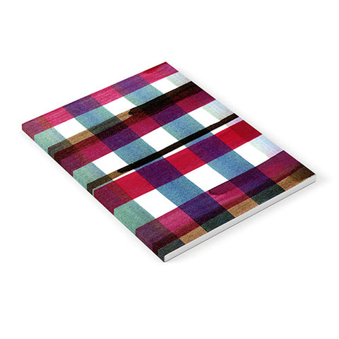 CayenaBlanca Modern Christmas Plaids Notebook