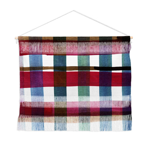 CayenaBlanca Modern Christmas Plaids Wall Hanging Landscape