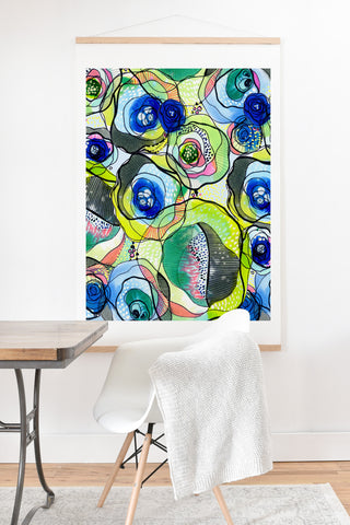 CayenaBlanca Molecular Tension Art Print And Hanger