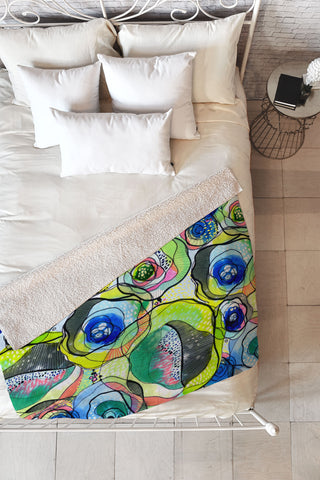 CayenaBlanca Molecular Tension Fleece Throw Blanket