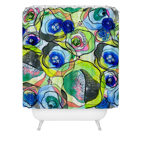 CayenaBlanca Molecular Tension Shower Curtain