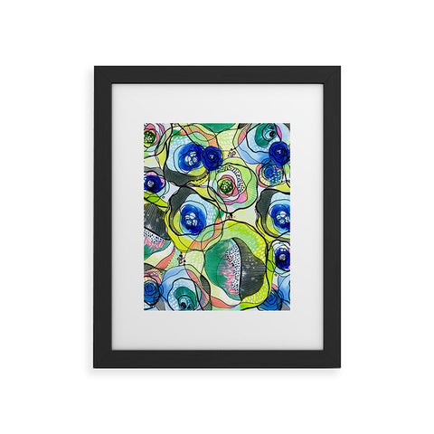 CayenaBlanca Molecular Tension Framed Art Print