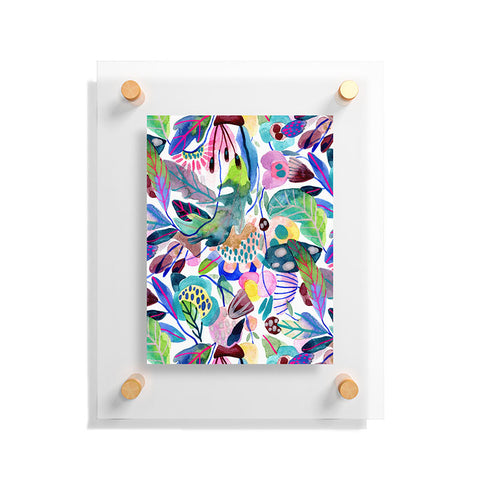 CayenaBlanca Morning Glory texture Floating Acrylic Print