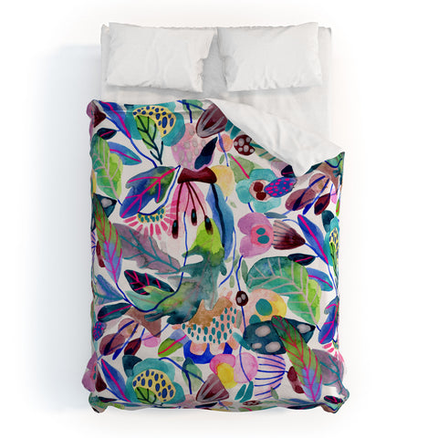 CayenaBlanca Morning Glory texture Duvet Cover