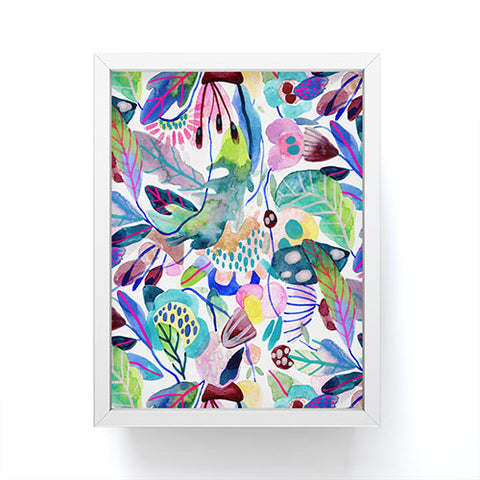 CayenaBlanca Morning Glory texture Framed Mini Art Print