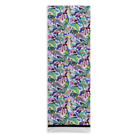 CayenaBlanca Morning Glory texture Yoga Towel