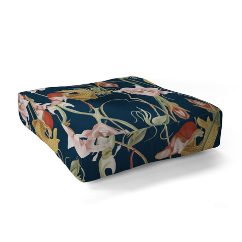 CayenaBlanca Orchid Dance Floor Pillow Square