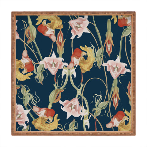 CayenaBlanca Orchid Dance Square Tray