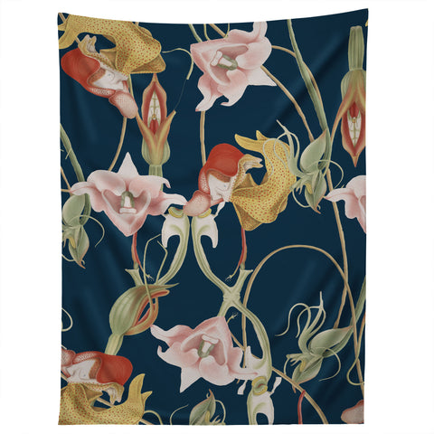 CayenaBlanca Orchid Dance Tapestry