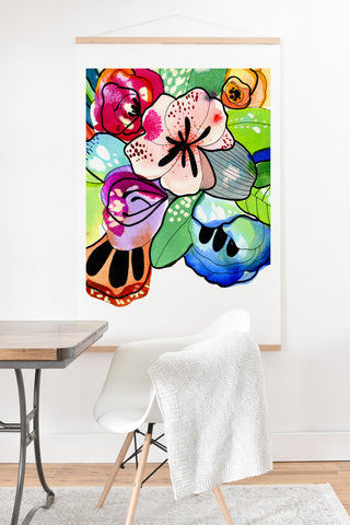 CayenaBlanca Organic Poetry Vol I Art Print And Hanger