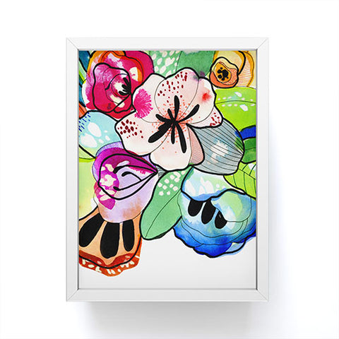 CayenaBlanca Organic Poetry Vol I Framed Mini Art Print