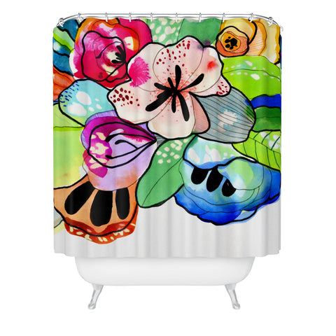 CayenaBlanca Organic Poetry Vol I Shower Curtain