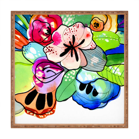 CayenaBlanca Organic Poetry Vol I Square Tray