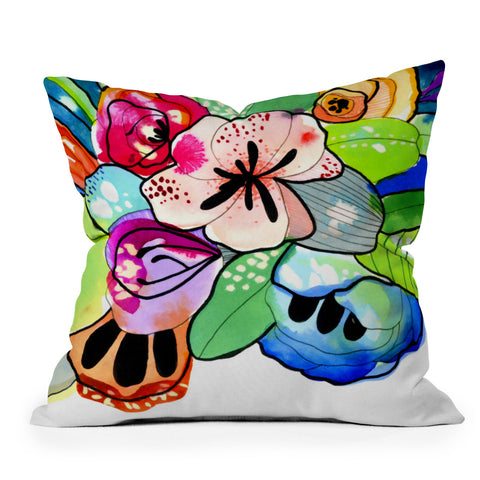 CayenaBlanca Organic Poetry Vol I Throw Pillow