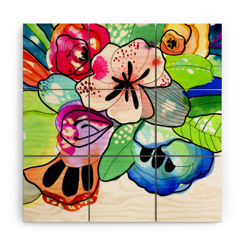 CayenaBlanca Organic Poetry Vol I Wood Wall Mural