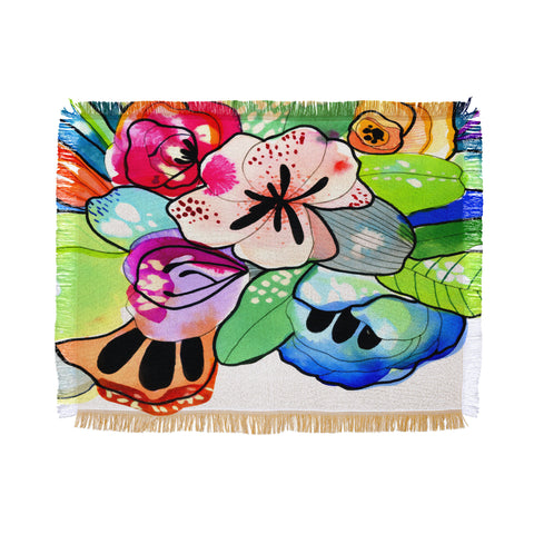 CayenaBlanca Organic Poetry Vol I Throw Blanket