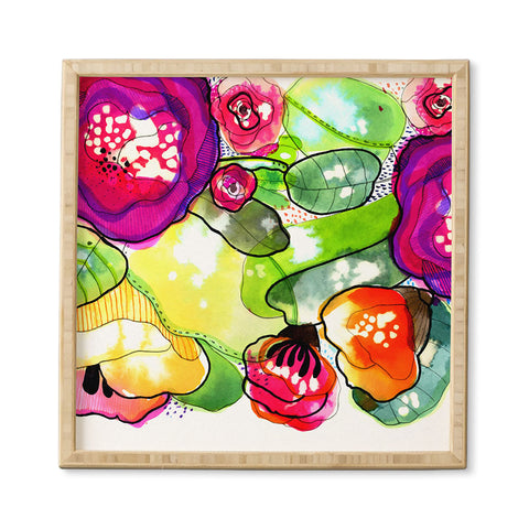 CayenaBlanca Organic Poetry Vol II Framed Wall Art