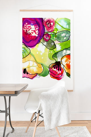 CayenaBlanca Organic Poetry Vol II Art Print And Hanger