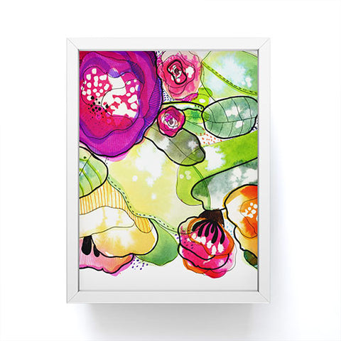 CayenaBlanca Organic Poetry Vol II Framed Mini Art Print