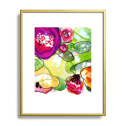 CayenaBlanca Organic Poetry Vol II Metal Framed Art Print