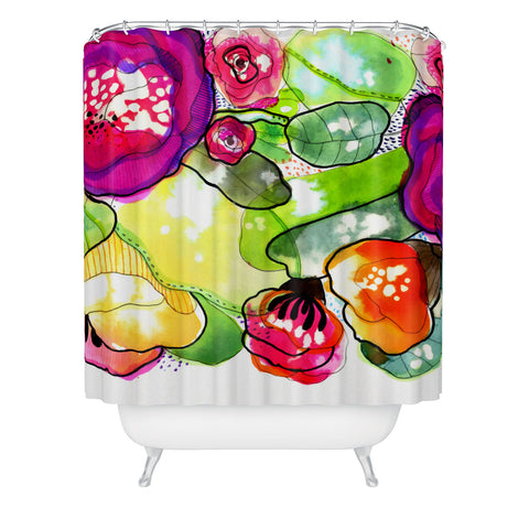 CayenaBlanca Organic Poetry Vol II Shower Curtain