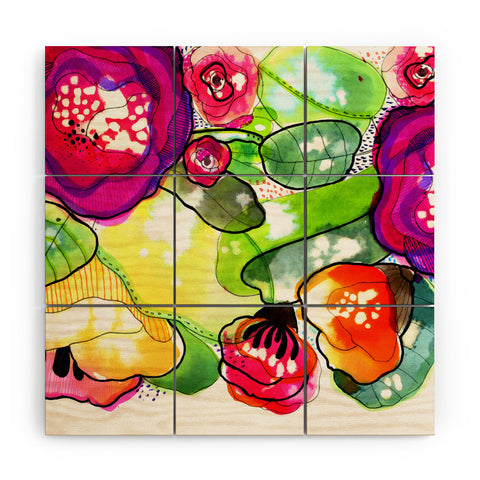 CayenaBlanca Organic Poetry Vol II Wood Wall Mural