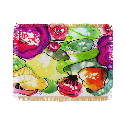 CayenaBlanca Organic Poetry Vol II Throw Blanket