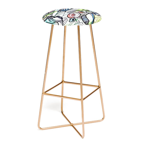 CayenaBlanca Pastel Spring Bar Stool