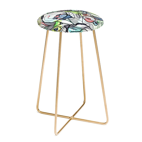 CayenaBlanca Pastel Spring Counter Stool