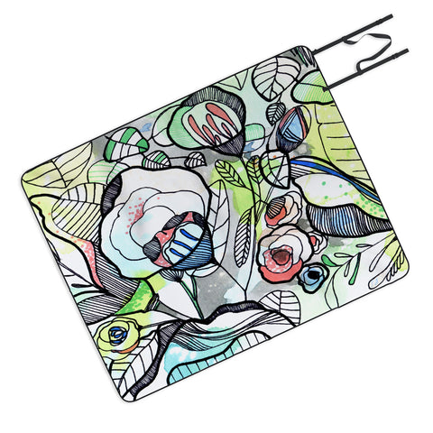 CayenaBlanca Pastel Spring Picnic Blanket